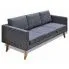 Zdjęcie produktu Sofa 3-osobowa Imex 3L - ciemny szary.