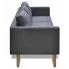 Zdjęcie sofa 3-osobowa Imex 3L - ciemny szary | aosom.live