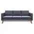 Szczegółowe zdjęcie nr 5 produktu Sofa 3-osobowa Imex 3L - ciemny szary