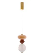Szklana geometryczna lampa wisząca - C04-Aglosa w sklepie aosom.live