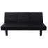 Szczegółowe zdjęcie nr 5 produktu Nowoczesna wielofunkcyjna sofa Fuksor - czarna