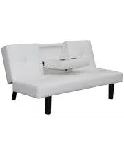 Nowoczesna wielofunkcyjna sofa Fuksor - biała w sklepie aosom.live