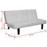 Szczegółowe zdjęcie nr 7 produktu Nowoczesna wielofunkcyjna sofa Fuksor - biała