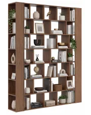Orzechowy regał biblioteczka do salonu - Naseri w sklepie aosom.live