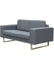 Jasnoszara, awangardowa sofa dla dwóch osób – Moyox 3X w sklepie aosom.live