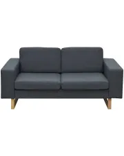 Ciemnoszara 2-osobowa sofa - Drofas w sklepie aosom.live