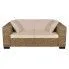 Zdjęcie sofa 2-osobowa rattan Letsa 2C beżowa | aosom.live