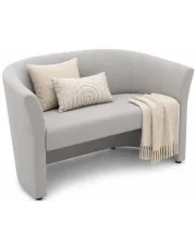Szara sofa nowoczesna dwuosobowa - Ardinni w sklepie aosom.live