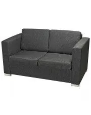 Dwuosobowa ciemnoszara sofa loftowa - Telva 2Q w sklepie aosom.live