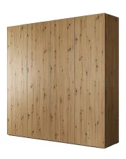 Minimalistyczna szafa w kolorze dąb artisan - Varelli 3X w sklepie aosom.live