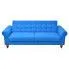 Szczegółowe zdjęcie nr 6 produktu Sofa rozkładana Carpon 2K - niebieska