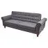 Szczegółowe zdjęcie nr 4 produktu Pikowana sofa Carpon 3K - szara