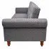 Szczegółowe zdjęcie nr 6 produktu Pikowana sofa Carpon 3K - szara