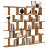 Designerska ażurowa biblioteczka regał na książki olcha - Mazioni