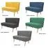 Szczegółowe zdjęcie nr 7 produktu Romantyczna sofa Lernes - żółta