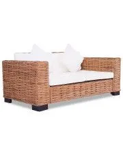 Rattanowa sofa dwuosobowa - Sigvart 2Q w sklepie aosom.live