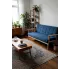 Niebieska sofa 3 osobowa Sybis