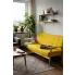 3 osobowa żółta sofa retro Garner 3X