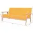 3-osobowa żółta sofa retro - Vita 3X