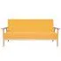 3-osobowa żółta sofa retro - Vita 3X