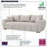 Sofa rozkładana Morvani