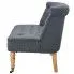 Szczegółowe zdjęcie nr 5 produktu Romantyczna mała sofa Wedis - szara