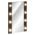 Lustro wiszące z oświetleniem LED Dąb Ristretto - Raventia 5X 60 cm