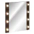 Lustro wiszące z oświetleniem LED Dąb Ristretto - Raventia 5X 80 cm