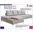 Zdjęcie sofa narożna Kazja 2T - cappuccino | aosom.live