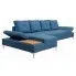 Zdjęcie sofa narożna Kazja 5T - niebieska | aosom.live