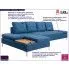 Szczegółowe zdjęcie nr 4 produktu Sofa narożna Kazja 5T - niebieska