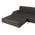 Szczegółowe zdjęcie nr 6 produktu Nowoczesna sofa narożna Olena 3F - antracyt