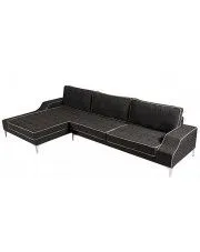 Nowoczesna sofa narożna Olena 3F - antracyt w sklepie aosom.live