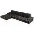Zdjęcie produktu Nowoczesna sofa narożna Olena 3F - antracyt.
