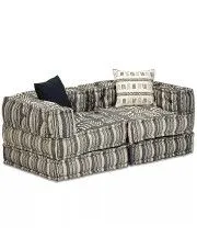 Dwuosobowa sofa modułowa w paski - Montanex 3D w sklepie aosom.live