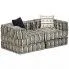 Dwuosobowa sofa modułowa w paski - Montanex 3D