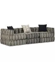 Trzyosobowa sofa modułowa w paski - Montanex 5D w sklepie aosom.live
