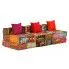 Zdjęcie produktu Patchworkowa sofa 3-osobowa Montanex 4D.