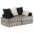 Dwuosobowa sofa modułowa w paski - Montanex 2D