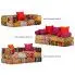 Szczegółowe zdjęcie nr 8 produktu 2-osobowa modułowa sofa patchwork Montanex 1D
