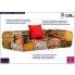 Szczegółowe zdjęcie nr 4 produktu 2-osobowa modułowa sofa patchwork Montanex 1D
