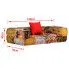 Szczegółowe zdjęcie nr 7 produktu 2-osobowa modułowa sofa patchwork Montanex 1D