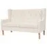 Dwuosobowa sofa Faselo 2C - kremowobiała