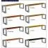 Szczegółowe zdjęcie nr 4 produktu Nowoczesna ławka Norin 3X Kiterio 150cm - 8 kolorów