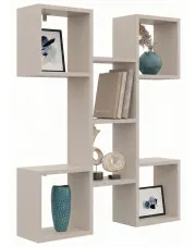 Kaszmirowa designerska półka ścienna na książki - Mirego w sklepie aosom.live