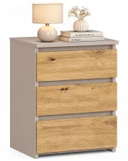 Minimalistyczna komoda kaszmir dąb artisan - Verris 3X w sklepie aosom.live