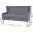 Szczegółowe zdjęcie nr 7 produktu Dwuosobowa sofa Faselo 2G - szara