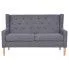 Szczegółowe zdjęcie nr 8 produktu Dwuosobowa sofa Faselo 2G - szara