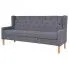 Trzyosobowa sofa Faselo 3G - szara