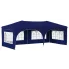 Niebieski imprezowy namiot ogrodowy z oknami Pezori